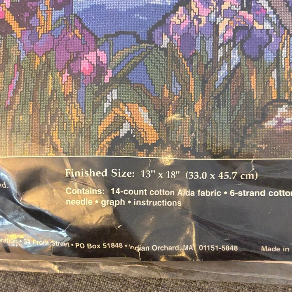 Janlynn 178-52 Tiffany Winding River COUNTED Cross Stitch Kit - sealed 1995